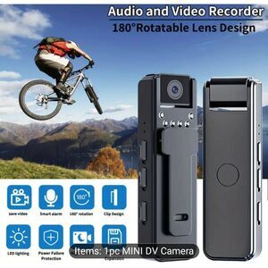 1080 recording body camera 6H Nwt